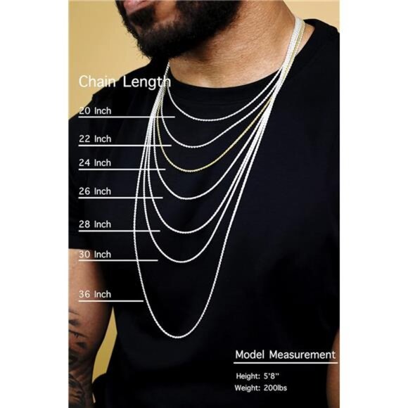 Sterling Silver Round Snake 0.8mm 0.9mm 1mm 1.2mm 1.6mm Chain 925 Italy Necklace - Picture 3 of 4